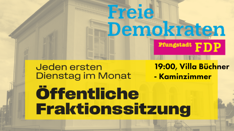 FDP Pfungstadt Öffentliche Fraktionssitzung