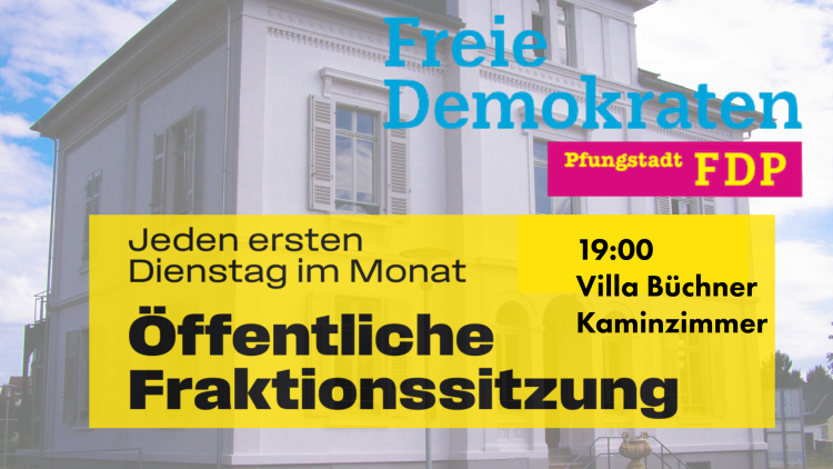 FDP Pfungstadt Öffentliche Fraktionssitzung