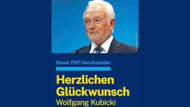 Wolfgang Kubicki ist neuer FDP Bundesvorsitzender