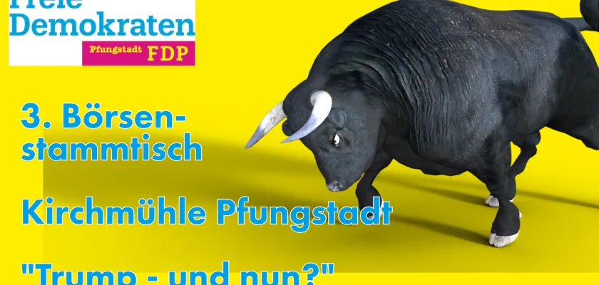 FDP Pfungstadt dritter Börsenstammtisch
